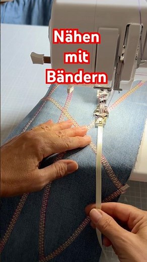 Aus alten Jeans 👖 und mit Bändern Kosmetiktasche nähen