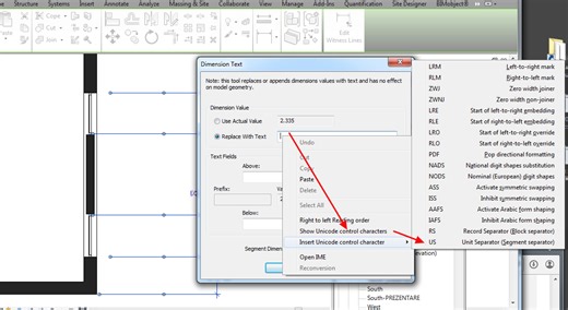 Dimension without text wanted