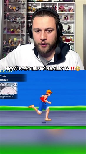 How Fast Luffy Really Is ‼️😭 Cr : NZED Anime on Yt ‼️ #onepiece #luffy #speed #anime #fyp