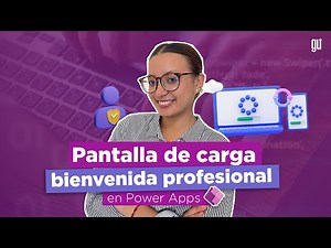 Professional loading and welcome screen in Power Apps