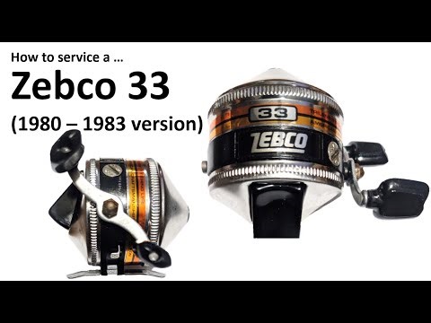 Zebco 33 (1980 - 1983 version) Vintage Spincast Fishing Reel Service Video