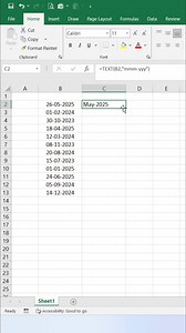 Convert Date to Months in Excel 👍 #exceltips #exceltricks #office #spreadsheets | computernotion