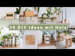 14 DIY Ideen aus Holz: Möbel selber bauen, Deko basteln & Ikea Hacks