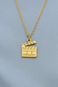 Camera Clapper Pendant Necklace-925 Sterling Silver- Filmmaker Jewelry, Movie Slate Charm, Gift for Film Lovers - Etsy