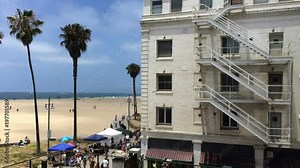Venice Beach hotel on the boardwalk