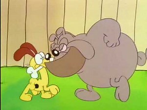 Garfield reads a Poem about Odie - People NEVER Love a Bully | ODE TO ODIE