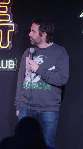 Comedian gets interrupted