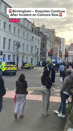 Birmingham: Colmore Row Incident Investigation Continues