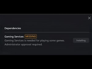Fix Xbox App Gaming Services MISSING Error Gaming Services Is Needed For Playing Some Games On PC