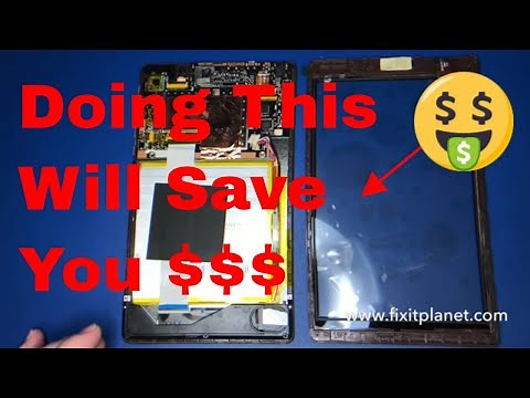 Nextbook NXA8QC116 Touchscreen Repair From Start To Finish.