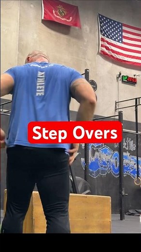 Box Step Overs #wod #crossfit #crossfitexercises