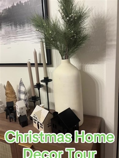 Christmas Home Decor Tour! Where we got all the fun decor - we reused alot from previous years and bought only a few new things this season! Love the way it turned out! @Hobby Lobby @target #christmas #christmasdecor #christmastree #christmashomedecor #fyp