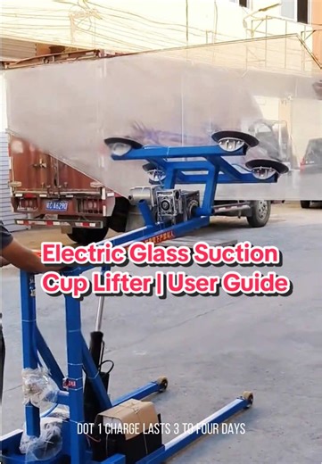 Electric Glass Suction Lifter: How to Use