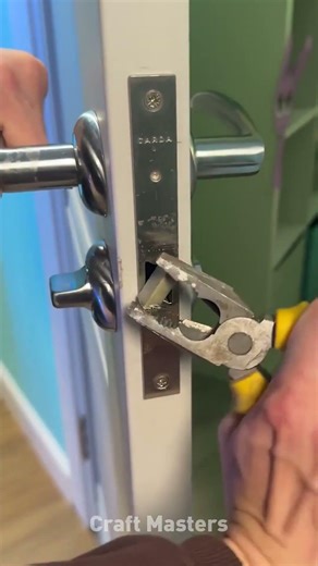 DIY Hack For Quick Door Lock Fix 🛠️✨