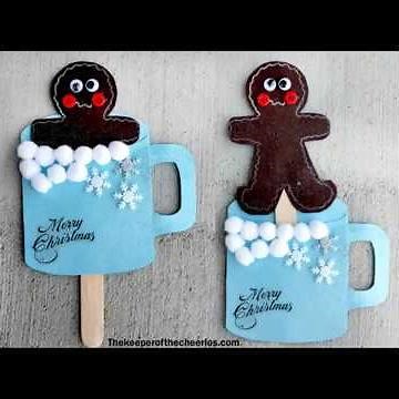 Hot Cocoa Gingerbread man Craft