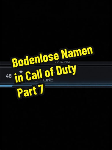 Namen in Call of Duty: Bodenlose Kreativität