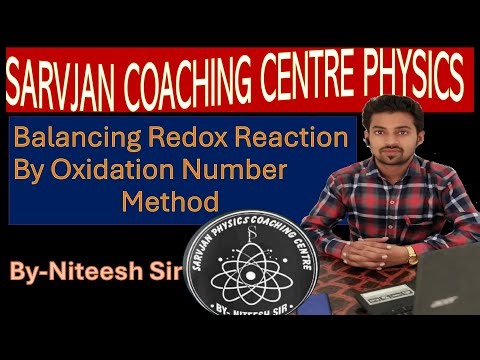 Balancing Redox Reaction By Oxidation Number Method