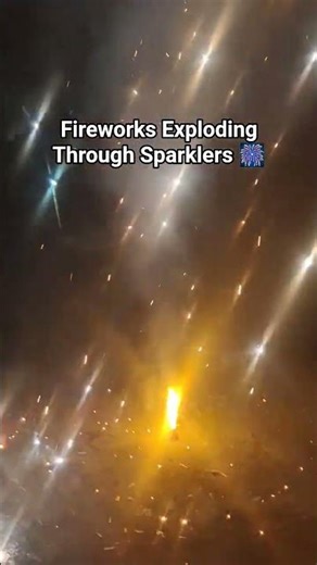Fireworks Exploding Through Sparklers! #fireworks #diwali