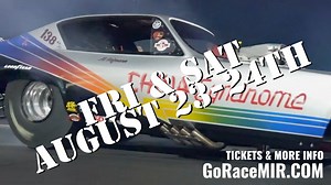 EAST COAST! Its time for CHAOS! Join us August 23-24th at Maryland International Raceway for two days of outlaw ground pounding funny car action! DETAILS · https://goracemir.com/schedule/calendar/2024/24-08/24-08-23.htm | Funny Car Chaos