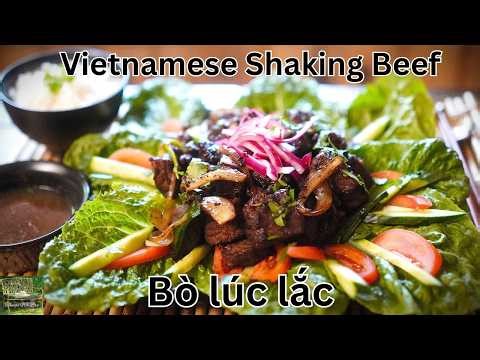 Vietnamese Shaking Beef/Bo Luc Lac: The best recipe for a delicious spring/summer time meal. 