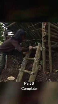 4 Days Of Solo Bushcraft In Tropical Forest. Bushcraft Shelter Building Survival Shelter