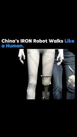 China's Iron Robot Walks Like A Human's 📈 #chinese #humanoid #robot #technology