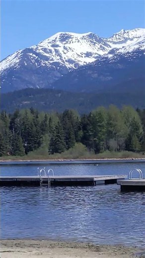 🌞🌊Beautiful Alta Lake in Whistler💙#jezioro #góry #natura #mytrails #lakeview #nature #bc #ca #shorts