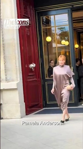 Pamela Anderson Leaving Apartment #pamelaanderson