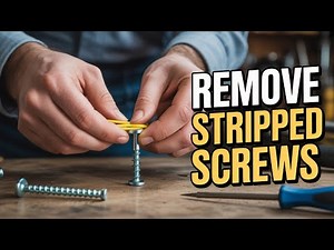 How to Remove Stripped Screws – EASY Hacks That Actually WORK!