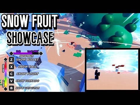 SNOW FRUIT SHOWCASE (One Fruit Simulator)