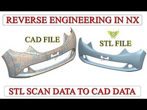 Scanning Data STL+Alignment+modeling (Reverse Engineering in NX Unigraphics Part Design)