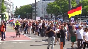 Pro-russische Demo in Köln