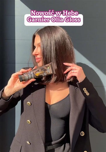 Nowość w Hebe! 🔥 ​Poznaj tonery do włosów Garnier Olia Gloss 😍 Chcesz odświeżyć kolor włosów bez farbowania? @sandra pokazuje jakie to proste – nakładasz na 10 minut i gotowe✨​ #hebe #hebepolska #tonery #pielegnacjawlosow