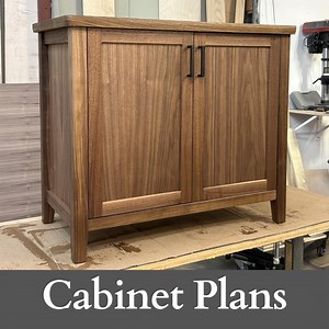 Storage Cabinet Woodworking Plan PDF | DIY Cabinet Plans - Etsy