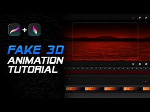 Fake 3d animation tutorial on Procreate Dreams by ‪@enrirdf‬