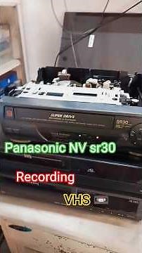 Panasonic NV sr30 VCR! recording VHS tape #repair