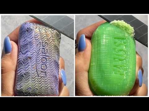 ✨ ASMR Soap Carving for Stress Relief ✨