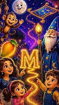 “M is for Magic! 🎩 Letter M Story for Kids | Phonics Adventure with Ellie and Eddie