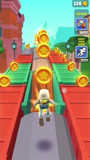 Fast Lane Run 😎 #subwaysurfers