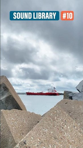 USE SOUND! Ship Horn Sound in Real Harbour #shiphorn #ships #soundeffects