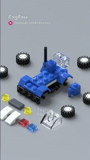 LEGO police car #lego #police #legocity #diy #satisfying