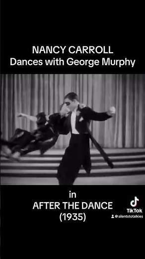 Nancy Carroll and George Murphy in AFTER THE DANCE (1935)! #classicfilm #filmhistory