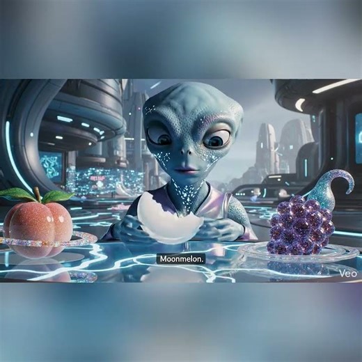 Candy Glass Alien Fruit 👽 #ai #asmr #fruit #muck #youtubeshorts #alien #viral #viralvideo #fruits