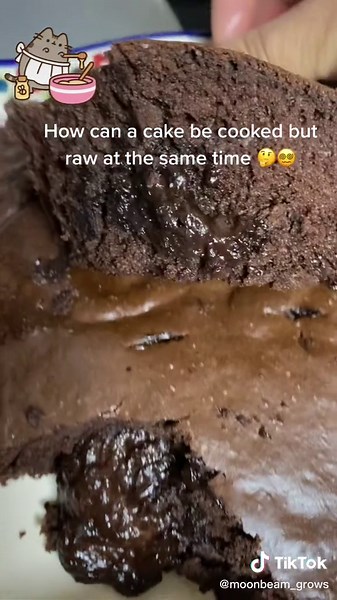 I decided to bake a cake from a box 😓 #cake #cakefail #baking #fyp