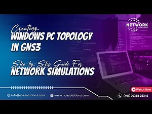 "Creating Windows PC Topology in GNS3: Step-by-Step Guide for Network Simulations"