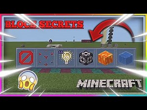 AVOIR DES BLOCS SECRETS SUR MINECRAFT BEDROCK - Tuto Commande block Minecraft Bedrock Ps4/Xbox/Mcpe