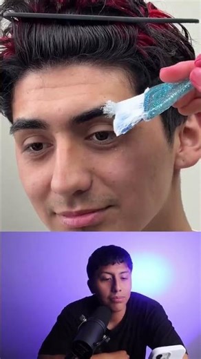 Transformación radical: Mechas rojas y taper fade para un look urbano