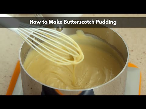 How to Make Butterscotch Pudding | Easy Recipe