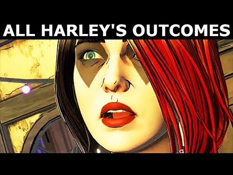 All Harley Quinn's Endings & All Final Outcomes - BATMAN Season 2 The Enemy Within Episode 5