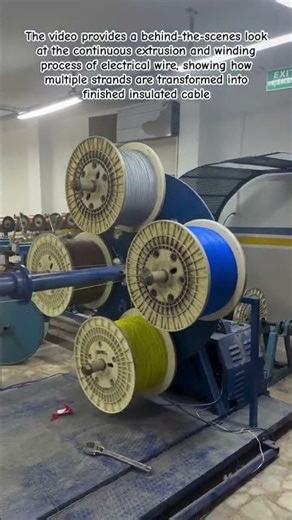The High-Speed World of Electrical Cable Manufacturing #Manufacturing #CableProduction #shorts